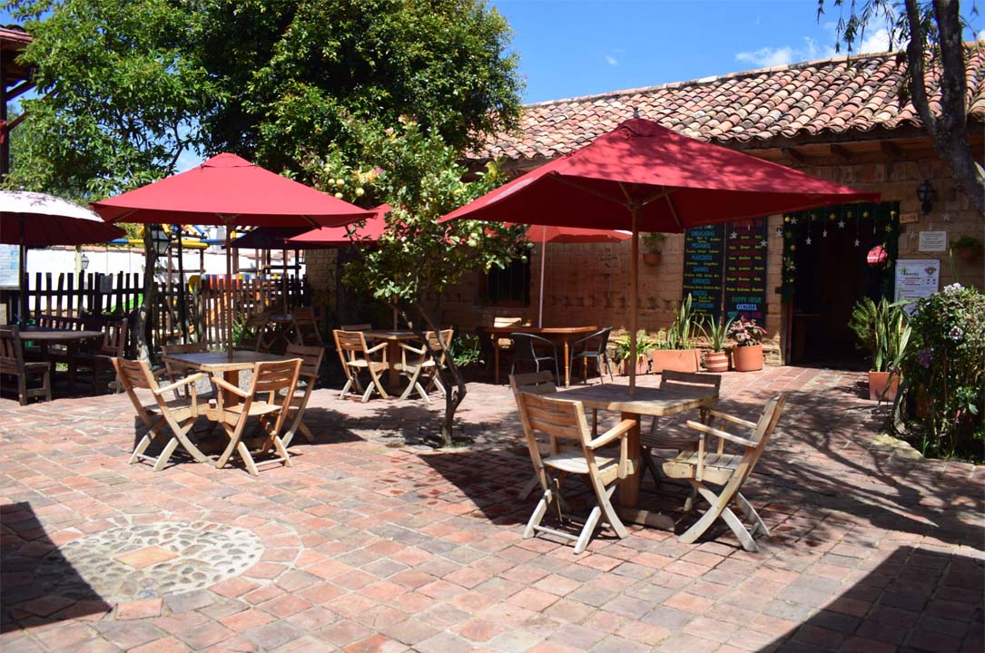 Restaurantes al aire libre en  Villa de Leyva